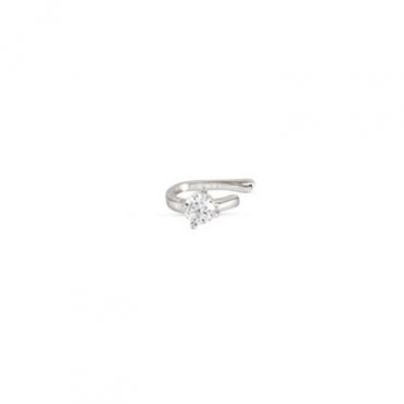 Nomination Sentimental Silver Solitaire Earcuff