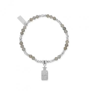 ChloBo Silver Cosmic Ray Star Bracelet - 18cm