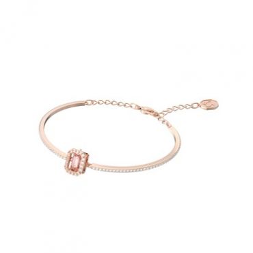 Swarovski Rose Gold Millenia Pink Bangle