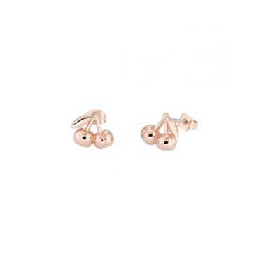 Ted Baker Rose Gold Cherry Earrings - Rose Gold