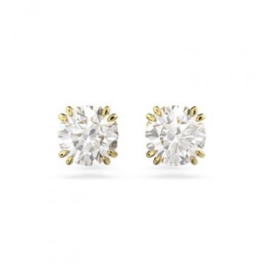 Swarovski Constella Gold Stud Earrings