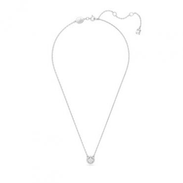 Swarovski Constella Silver Halo Necklace - Adjustable