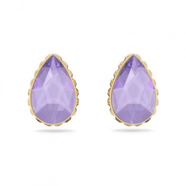 Swarovski Orbita Purple + Red Reversible Stud Earrings
