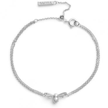 Olivia Burton Silver Lucky Bee Bracelet