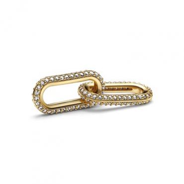 Pandora Me Gold Crystal Styling Double Link Charm