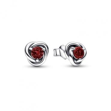 Pandora January Eternity Birthstone Earrings