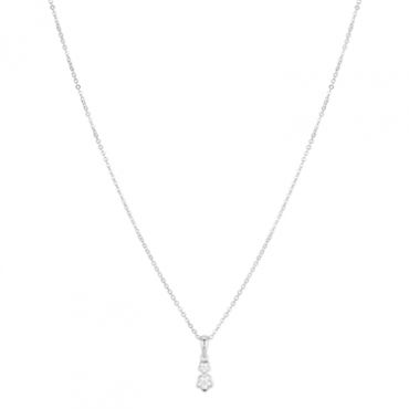 Argento Kids Silver Flower Necklace - 38cm