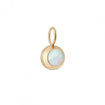 Over & Over Gold October Birthstone Charm - Gold