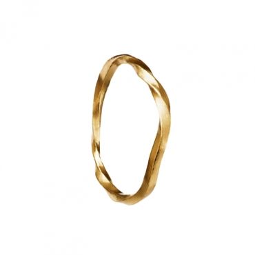 Maanesten Gold Siv Ring - Ring Size 55