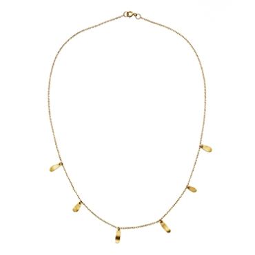 Maanesten Gold Columbine Necklace