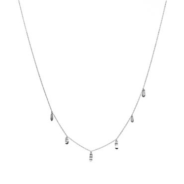 Maanesten Silver Columbine Necklace