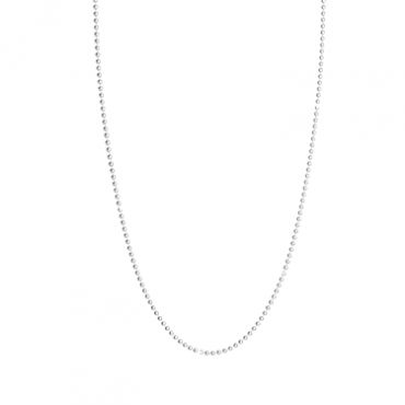 Rebecca Silver Ball Chain 40cm Necklace - 40cm