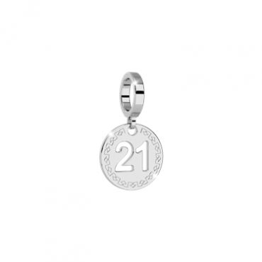 Rebecca Silver 21 Charm - Silver