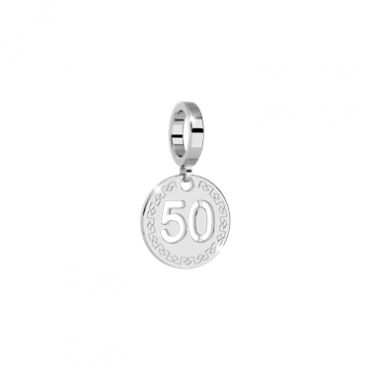 Rebecca Silver 50 Charm - Silver