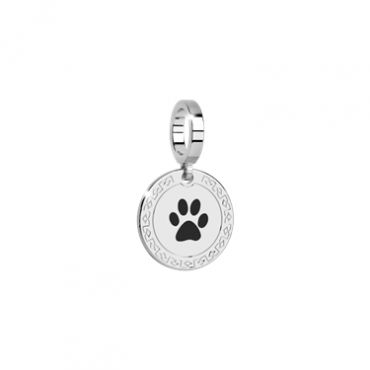 Rebecca Silver Paw Charm - Silver