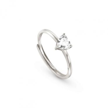 Nomination Sweetrock Silver Heart Adjustable Ring - Adjustable