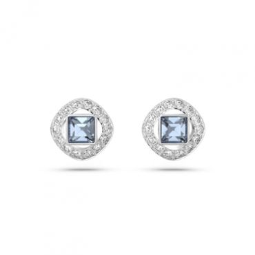 Swarovski Angelic Blue Square Earrings