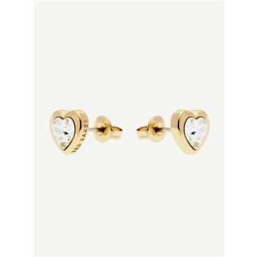 Ted Baker Gold Han Crystal Heart Earring - Gold