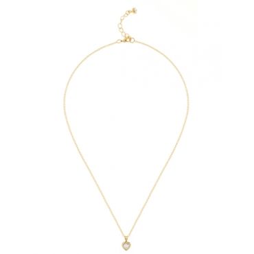 Ted Baker Gold Hannela Crystal Heart Necklace - 42cm