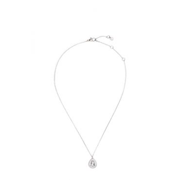 Kate Spade New York Silver Teardrop Halo Necklace - 41cm