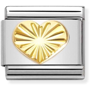 Nomination Gold Heart Charm