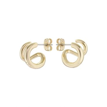 Ted Baker Double Hoop Earrings - Gold