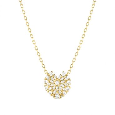 Nomination Ray Of Light Gold Heart Necklace - 38cm