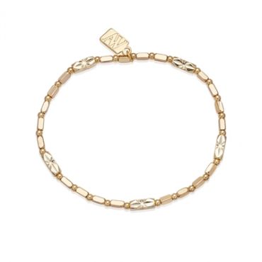 August Woods Gold Star Stretch Bracelet - 17cm