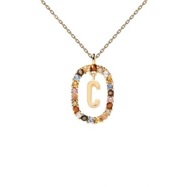 PDPAOLA Letter Necklace - Letter C