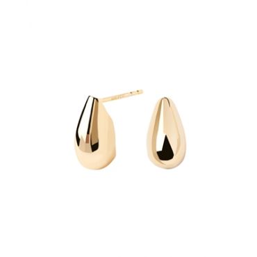 PDPAOLA Gold Sugar Earrings - Gold