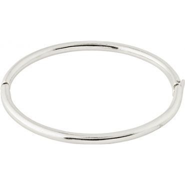 Pilgrim Silver Sophia Recycled Plain Bangle - Silver