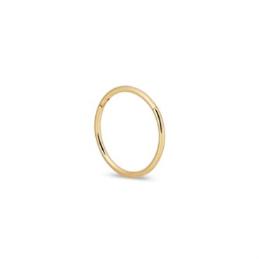 Over & Over Stainless Steel Gold Nose Ring - Gold