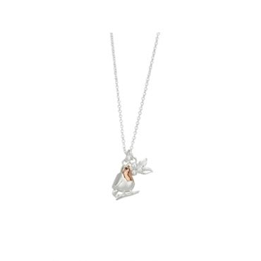 Karma Rose Gold Mix Robin Berries Necklace