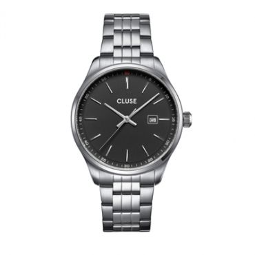 CLUSE Silver Antheor Watch Steel Black - Silver