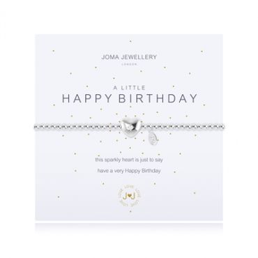 Joma A Little Happy Birthday Crystal Bracelet - Adjustable