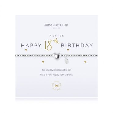 Joma A Little Happy 18th Birthday Bracelet - Adjustable