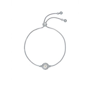 Ted Baker Soleta Silver Solitaire Sparkle Halo Bracelet - Adjustable
