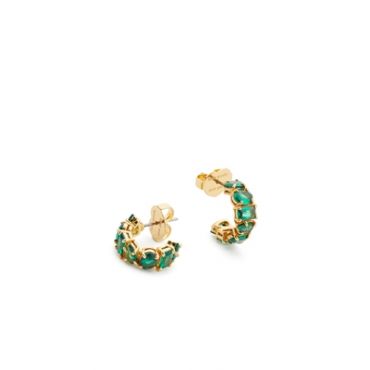 Kate Spade New York Gold Candy Shop Green Huggies - Gold