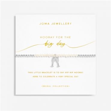 Joma Pearl Hooray For The Big Day Bracelet - Silver