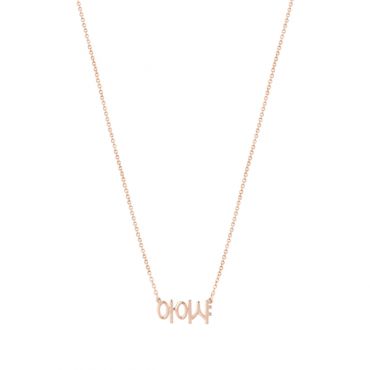 Argento Korean Language Necklace - Silver