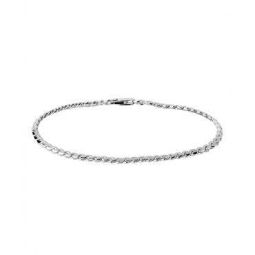 PDPAOLA Silver Serpentine Chain Bracelet - Silver
