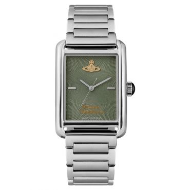 Vivienne Westwood Silver Shacklewell Green Rectangle Watch - Silver