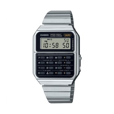 Casio Casio Vintage CA-500WE-1AEF Stainless Steel Bracelet Calculator Watch
