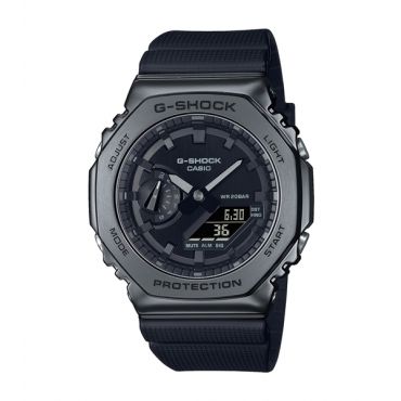 Casio G-Shock GM-2100BB-1AER All Black Metal Cover Series Watch