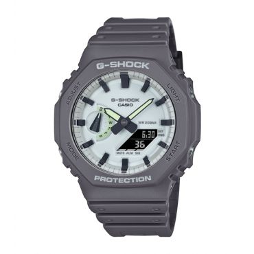 Casio G-Shock GA-2100HD-8AER Grey Resin Strap Combination Watch