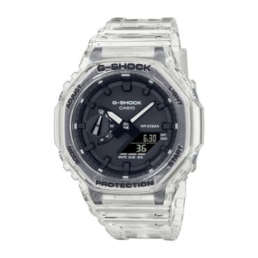 Casio G-Shock GA-2100SKE-7AER Transparent Resin Strap Combination Watch