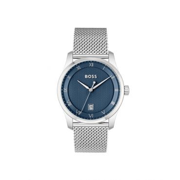 Boss Principle Mesh Strap Blue Watch