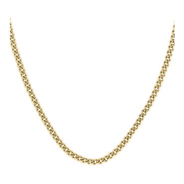 Boss Gold Curb Chain Necklace