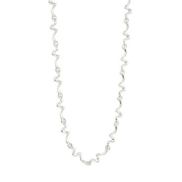 Pilgrim Silver Penelope Squiggle Necklace