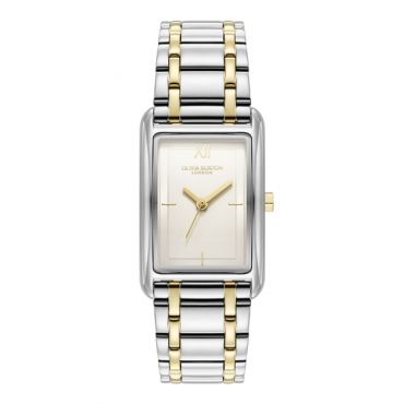 Olivia Burton Grove Silver Gold Watch